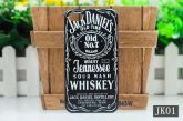 Case Preta Jack Daniel's Whiskey